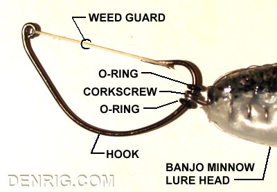 Tiny O rings simular to the ones used on a ba*jo minnow rig.